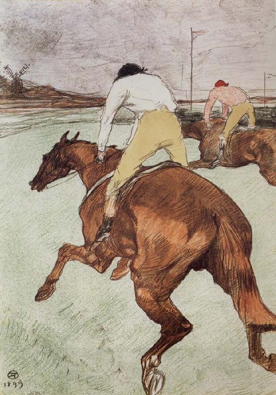 Henri de toulouse-lautrec The Jockey oil painting picture